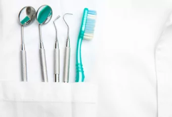 dental tools in pocket