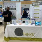 OzTREKK representative Ashish at university fair