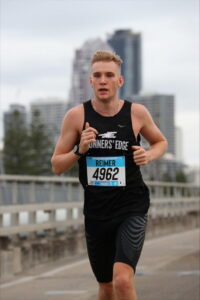 man running a marathon