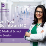 UQ medical school info session graphic